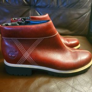 Timberland red boots